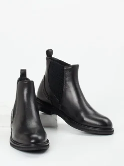 Maripé – Chelsea-Stiefelette aus Kalbleder schwarz