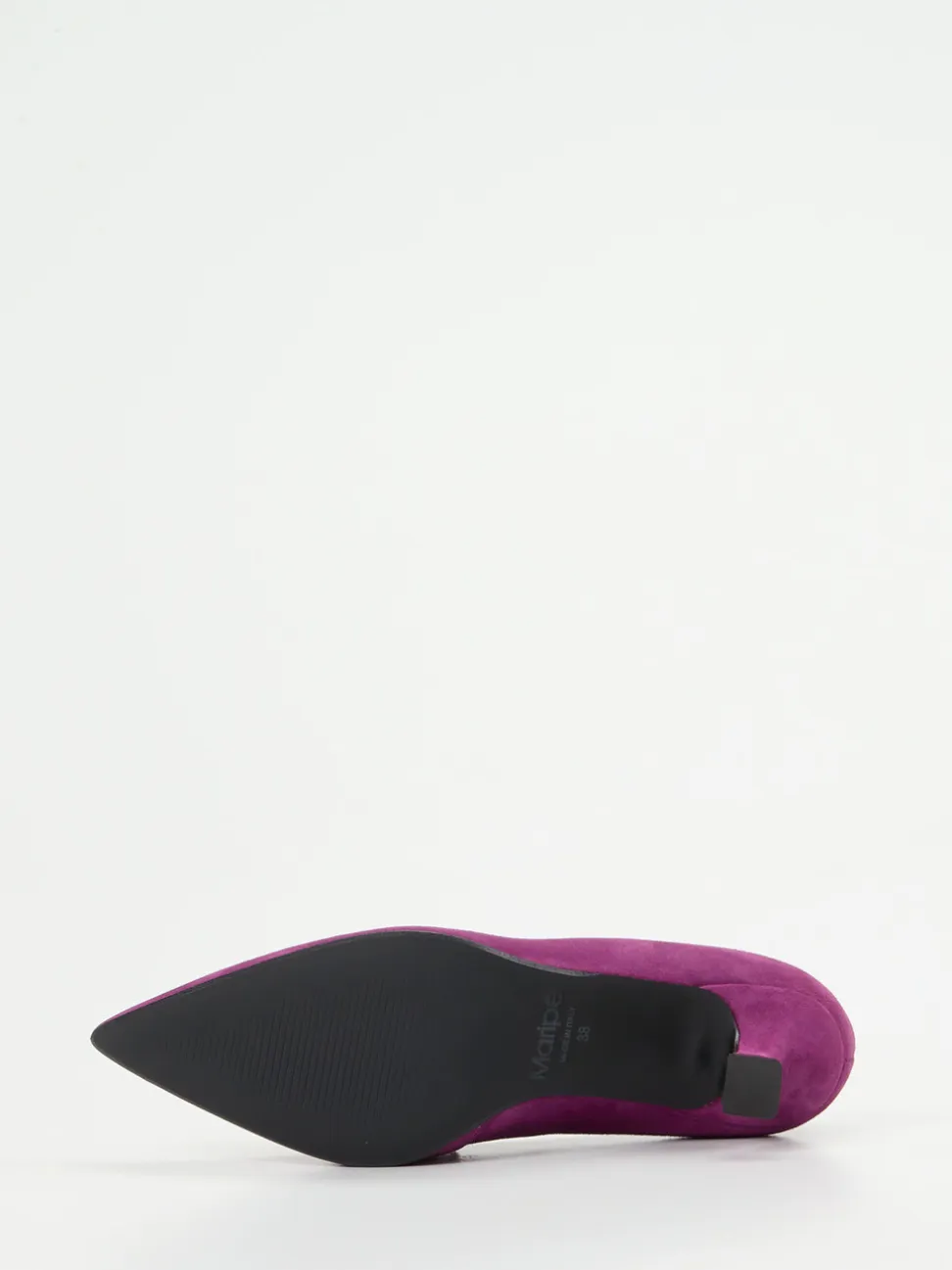 Maripé – Kitten-Heel-Pumps aus Veloursleder pink