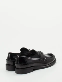 Maripé – Loafer aus Hochglanzleder Schwarz
