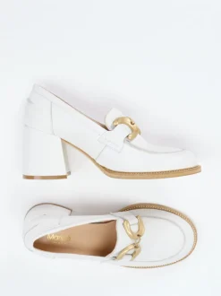 Maripé – Loafer aus Kalbleder in Offwhite
