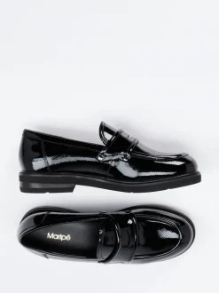 Maripé – Loafer aus Lackleder Schwarz