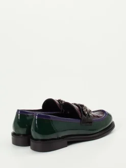 Maripé – Loafer aus Lackleder in Color-Blocking