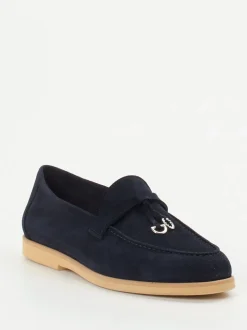 Maripé – Loafer aus Veloursleder Dunkelblau