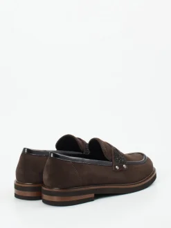 Maripé – Loafer aus Veloursleder mit Strassbesatz