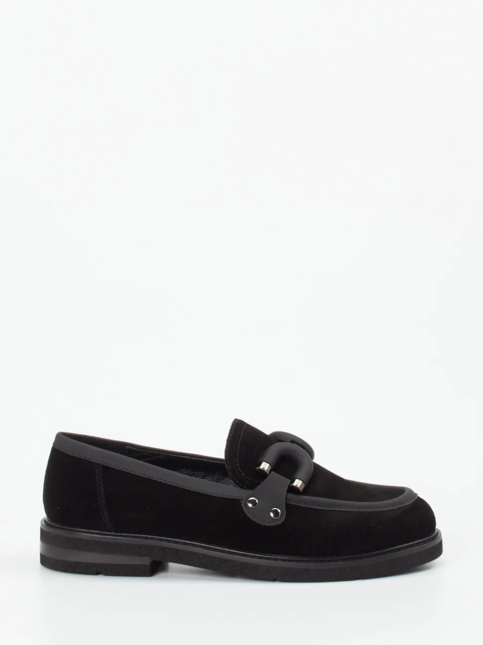 Maripé – Loafer aus Veloursleder Schwarz