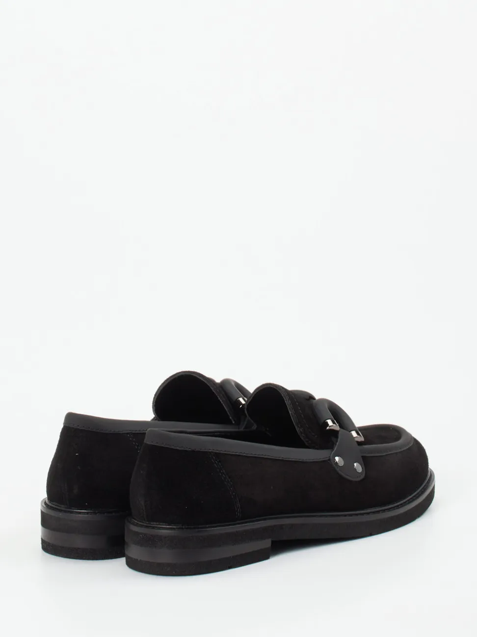 Maripé – Loafer aus Veloursleder Schwarz