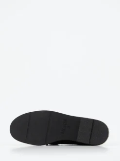 Maripé – Loafer aus Veloursleder Schwarz