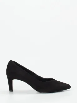 Maripé – Pumps aus Veloursleder schwarz