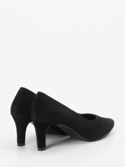 Maripé – Pumps aus Veloursleder schwarz