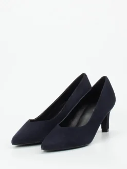 Maripé – Pumps aus Veloursleder dunkelblau