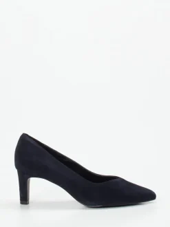Maripé – Pumps aus Veloursleder dunkelblau