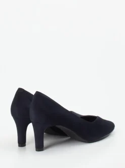 Maripé – Pumps aus Veloursleder dunkelblau