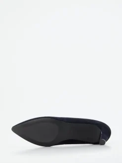 Maripé – Pumps aus Veloursleder dunkelblau