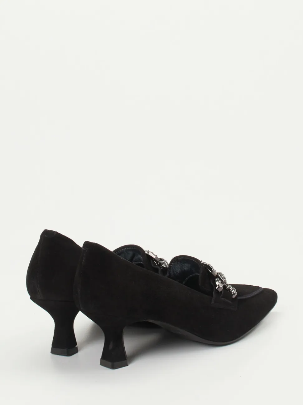 Maripé – Pumps aus Veloursleder schwarz