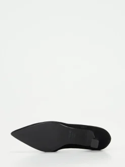 Maripé – Pumps aus Veloursleder schwarz