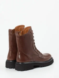 Maripé – Schnürboots aus Kalbleder in Braun