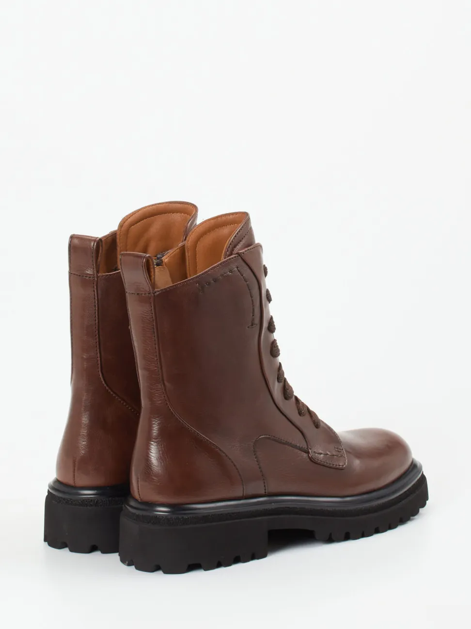 Maripé – Schnürboots aus Kalbleder in Braun