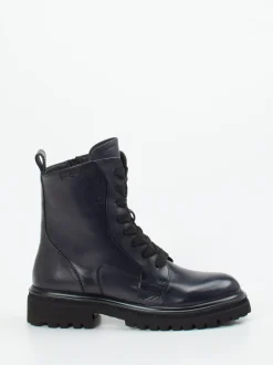 Maripé – Schnürboots aus Kalbleder in Dunkelblau