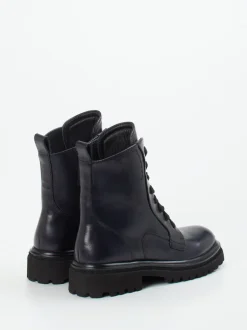 Maripé – Schnürboots aus Kalbleder in Dunkelblau