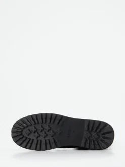 Maripé – Schnürboots aus Veloursleder Schwarz
