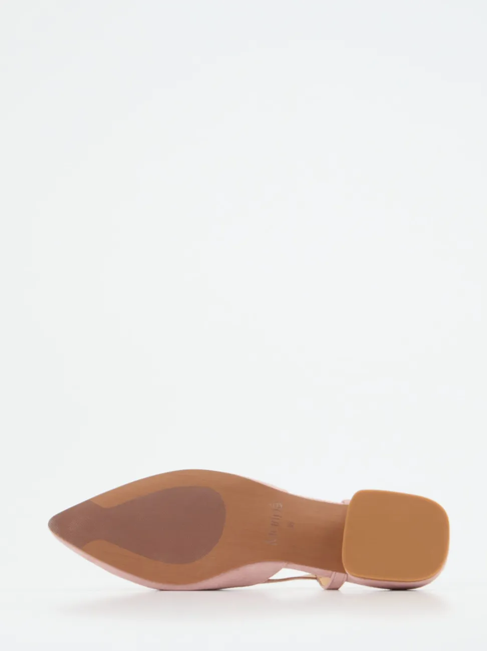 Maripé – Slingback-Ballerinas aus Veloursleder rosa
