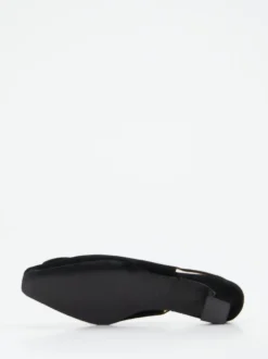 Maripé – Slingback-Pumps aus Veloursleder schwarz