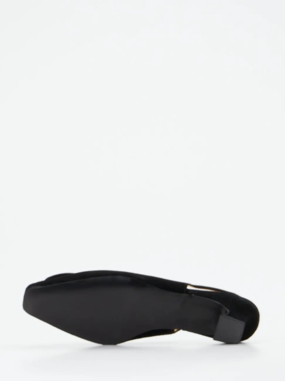Maripé – Slingback-Pumps aus Veloursleder schwarz