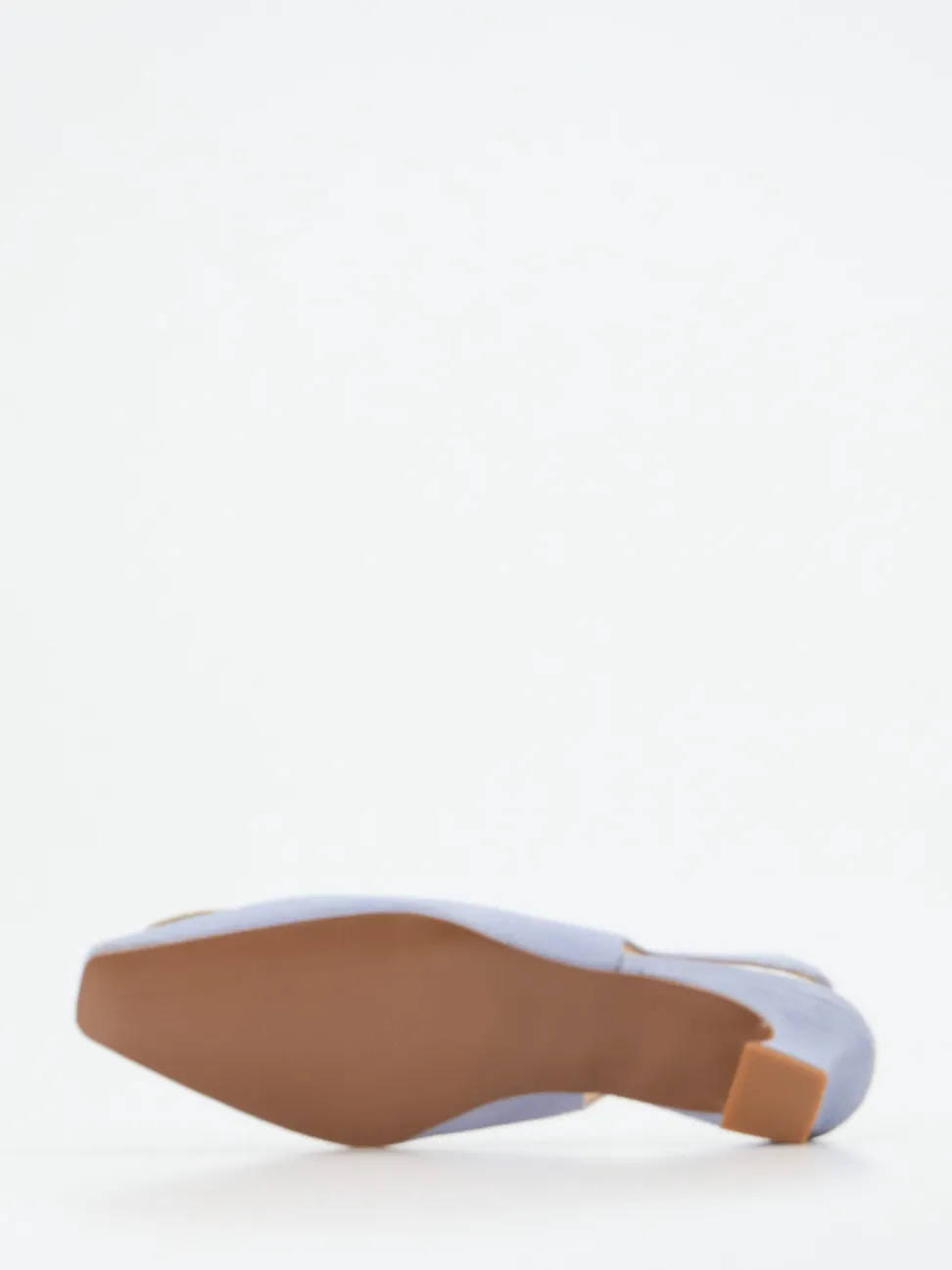 Maripé – Slingback-Pumps aus Veloursleder lavendelblau