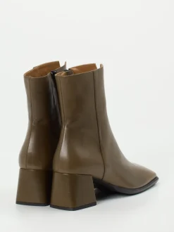Maripé – Stiefelette aus Kalbleder olivbraun
