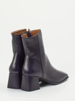 Maripé – Stiefeletten aus Kalbleder in Tiefviolett