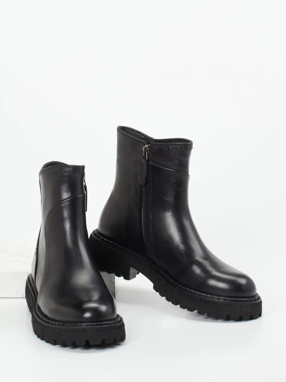 Maripé – Stiefeletten aus Kalbleder Schwarz