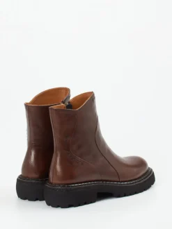 Maripé – Stiefeletten aus Kalbleder Dunkelbraun