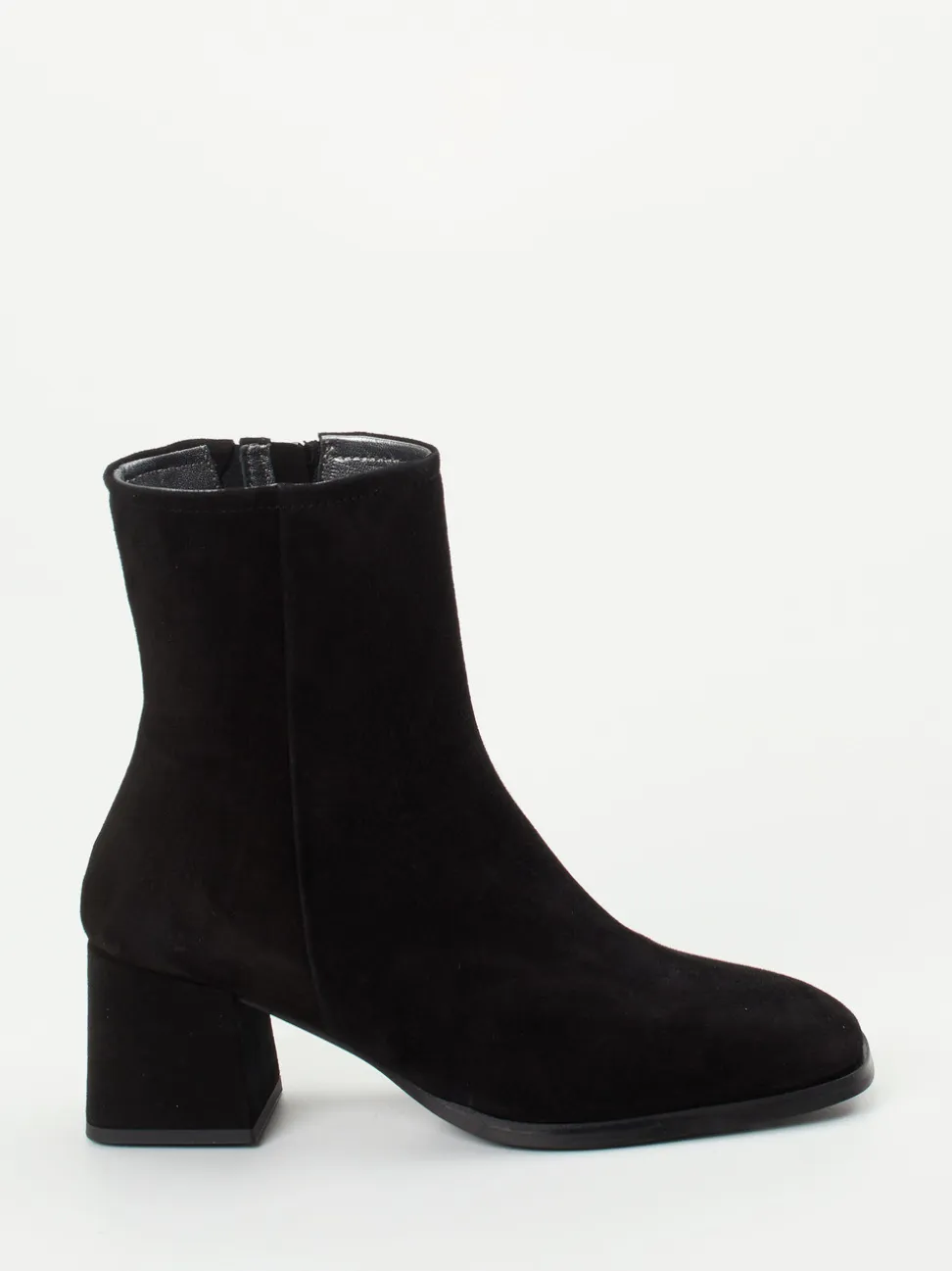 Maripé – Stiefeletten aus Veloursleder Schwarz