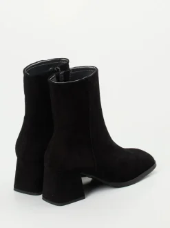 Maripé – Stiefeletten aus Veloursleder Schwarz