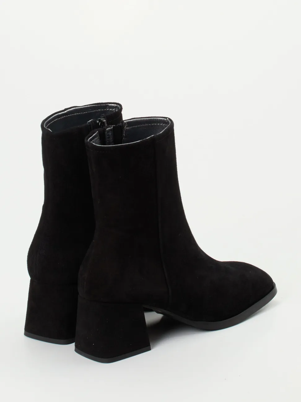 Maripé – Stiefeletten aus Veloursleder Schwarz