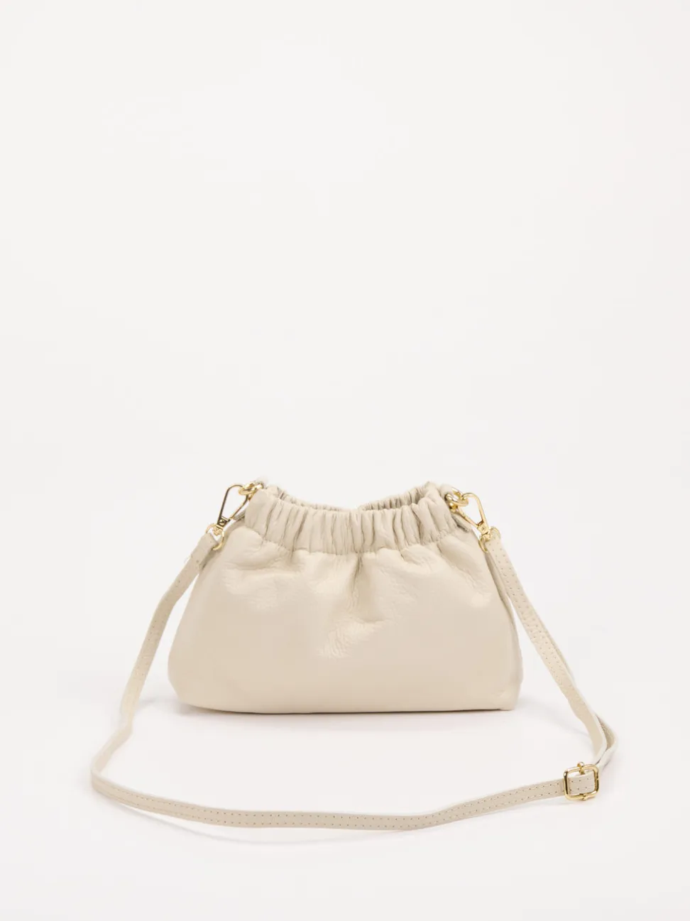 Marlon Firenze – Crossbody Bag aus Kalbleder Beige