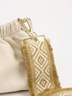 Marlon Firenze – Crossbody Bag aus Kalbleder Beige