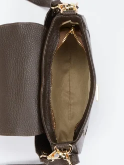 Marlon Firenze – Crossbody Bag aus Kalbleder braun