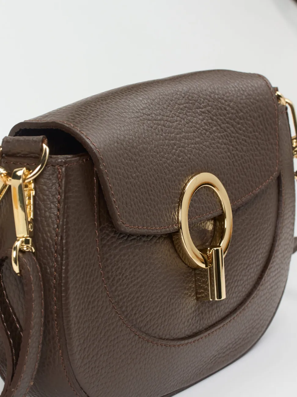 Marlon Firenze – Crossbody Bag aus Kalbleder braun