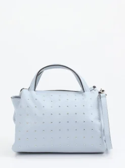 Marlon Firenze – Handtasche aus Kalbleder hellblau