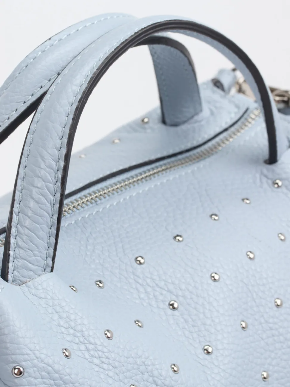 Marlon Firenze – Handtasche aus Kalbleder hellblau