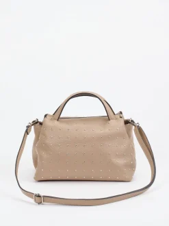 Marlon Firenze – Handtasche aus Kalbleder beigebraun