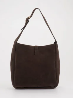 Marlon Firenze – Hobo Bag aus Kalbleder Dunkelbraun