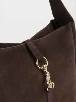 Marlon Firenze – Hobo Bag aus Kalbleder Dunkelbraun