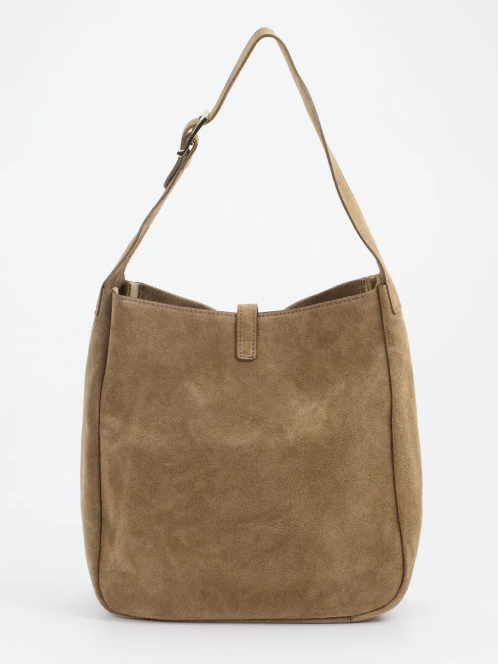 Marlon Firenze – Hobo Bag aus Kalbleder in Taupe