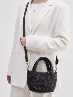 Marlon Firenze – Mini Bag aus Kalbleder in Schwarz