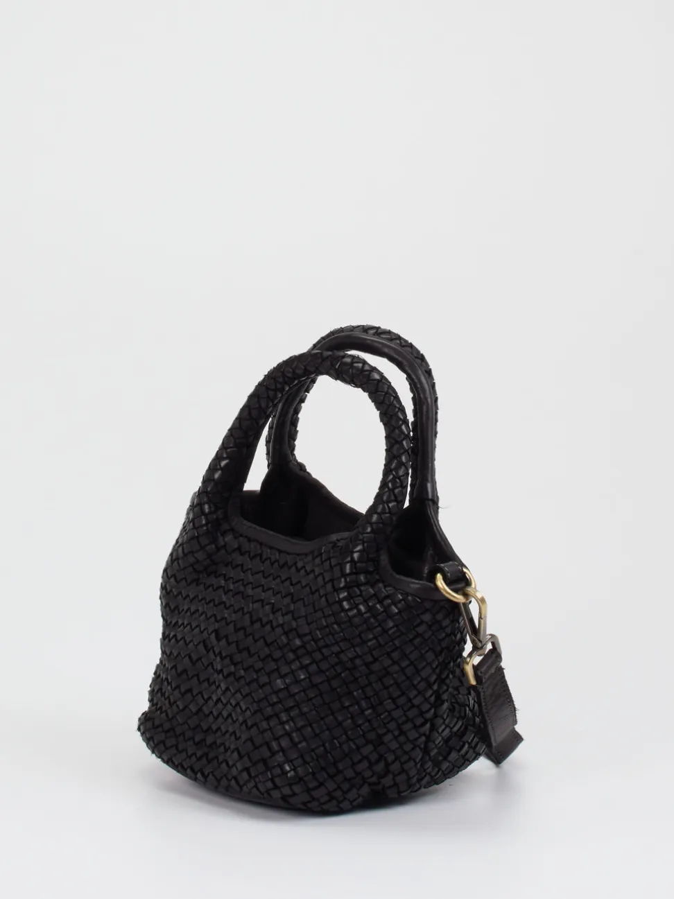 Marlon Firenze – Mini Bag aus Kalbleder in Schwarz