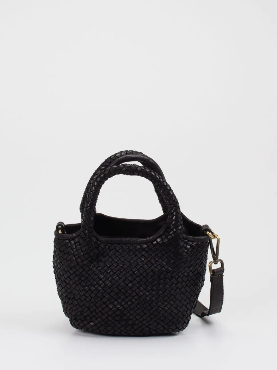 Marlon Firenze – Mini Bag aus Kalbleder in Schwarz