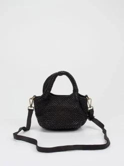Marlon Firenze – Mini Bag aus Kalbleder in Schwarz