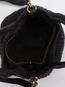 Marlon Firenze – Mini Bag aus Kalbleder in Schwarz